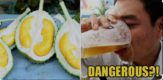 Berbahayakah Makan Durian Berbarengan dengan Alkohol?